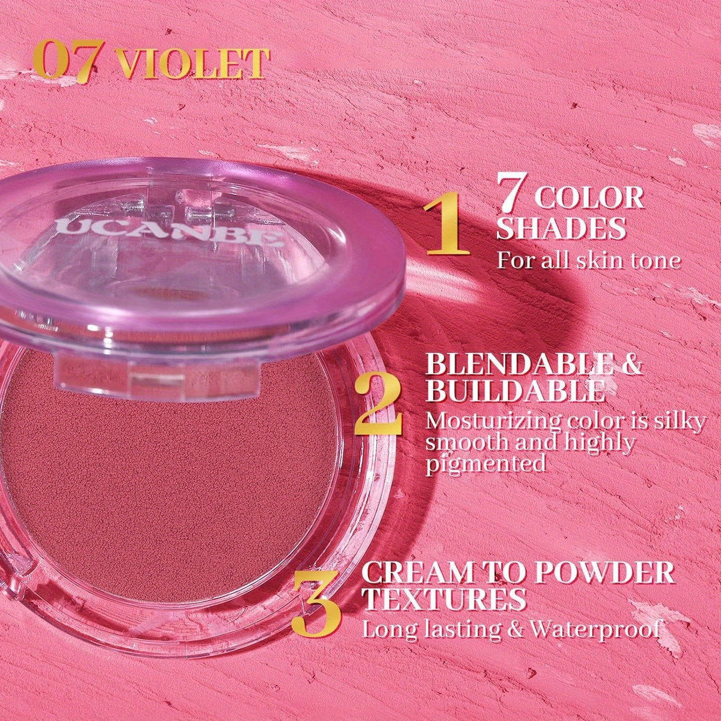 Matte Cream-To-Powder Blush Makeup Palette
