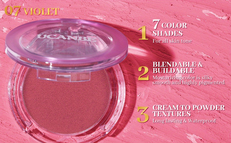Matte Cream-To-Powder Blush Makeup Palette