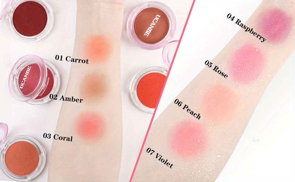Matte Cream-To-Powder Blush Makeup Palette