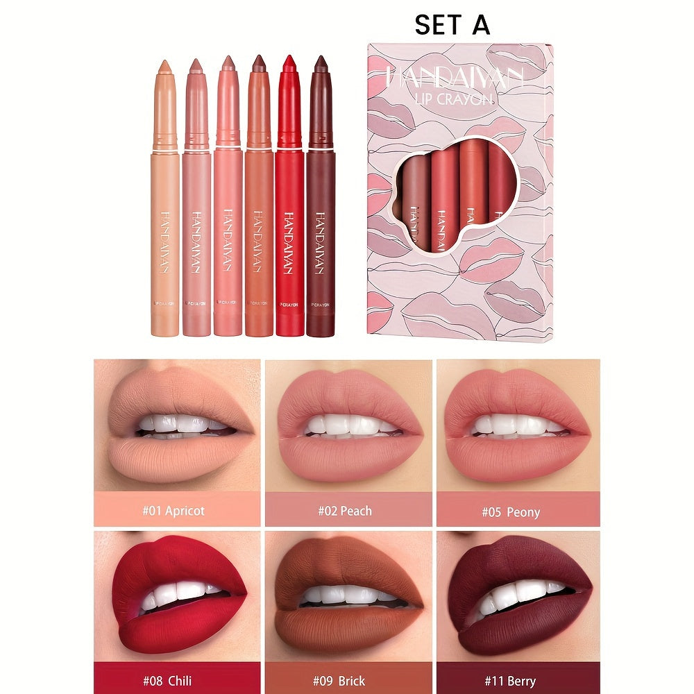 Matte Liquid Lipstick Lip Liner Pens Set