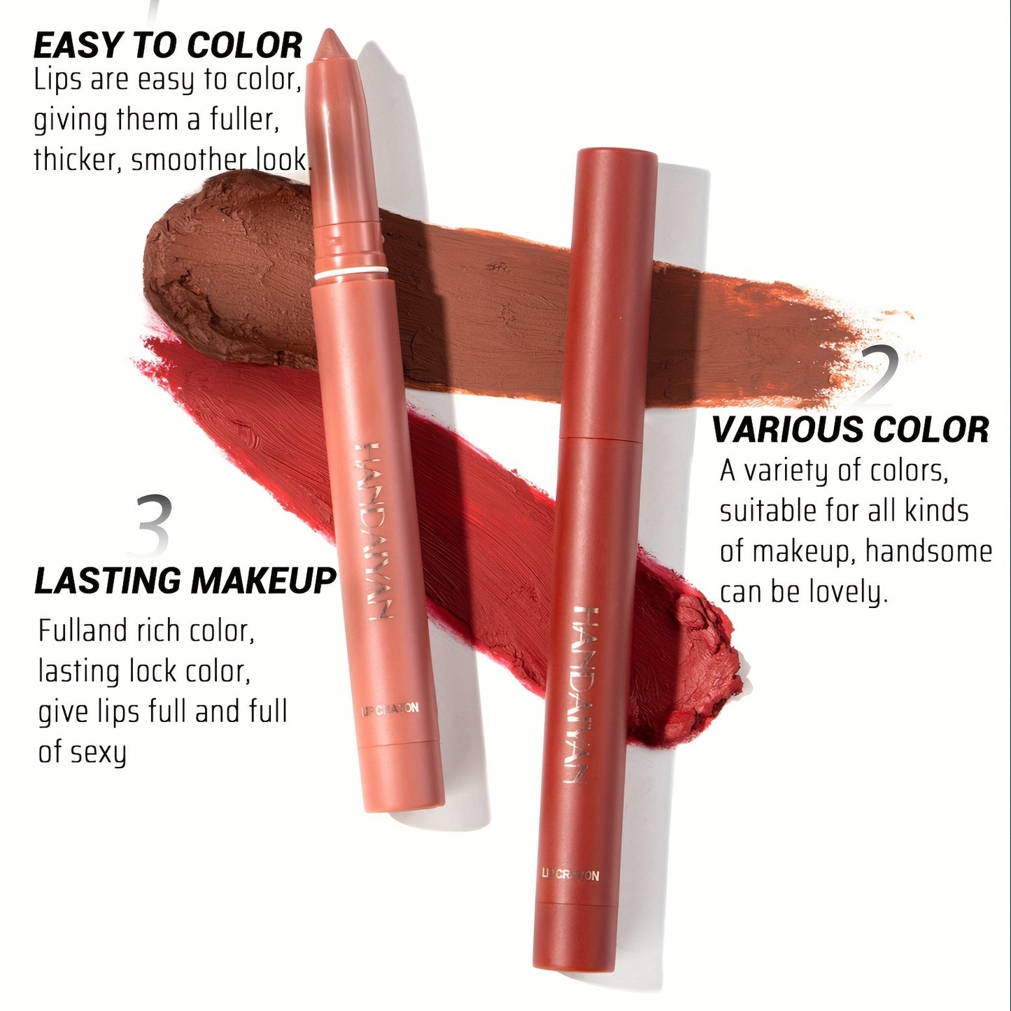 Matte Liquid Lipstick Lip Liner Pens Set