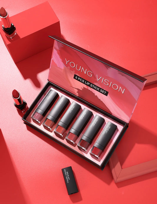 6 pcs /set matte lipstick