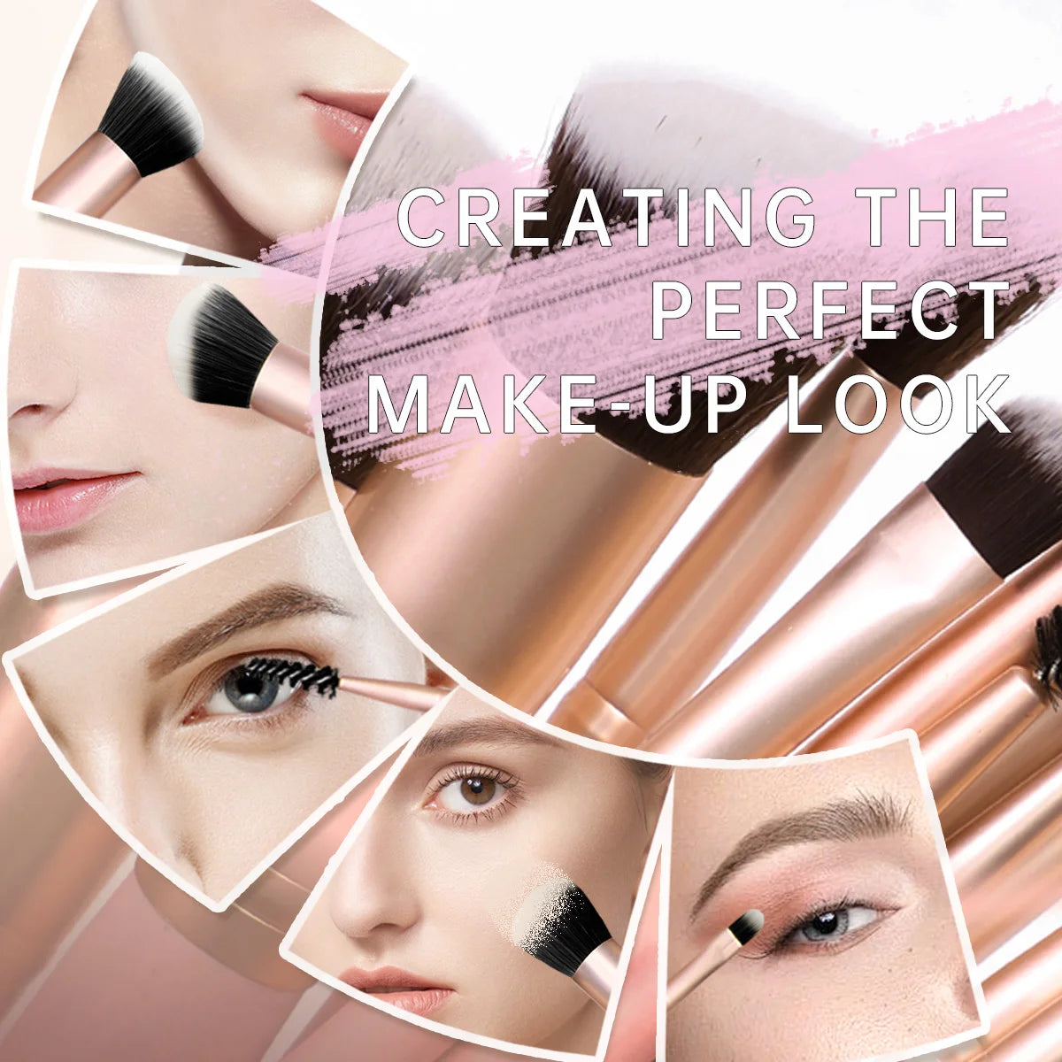 GlamEssence 25-Piece Makeup Tool Kit