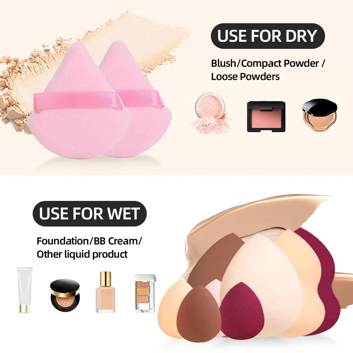 GlamEssence 25-Piece Makeup Tool Kit
