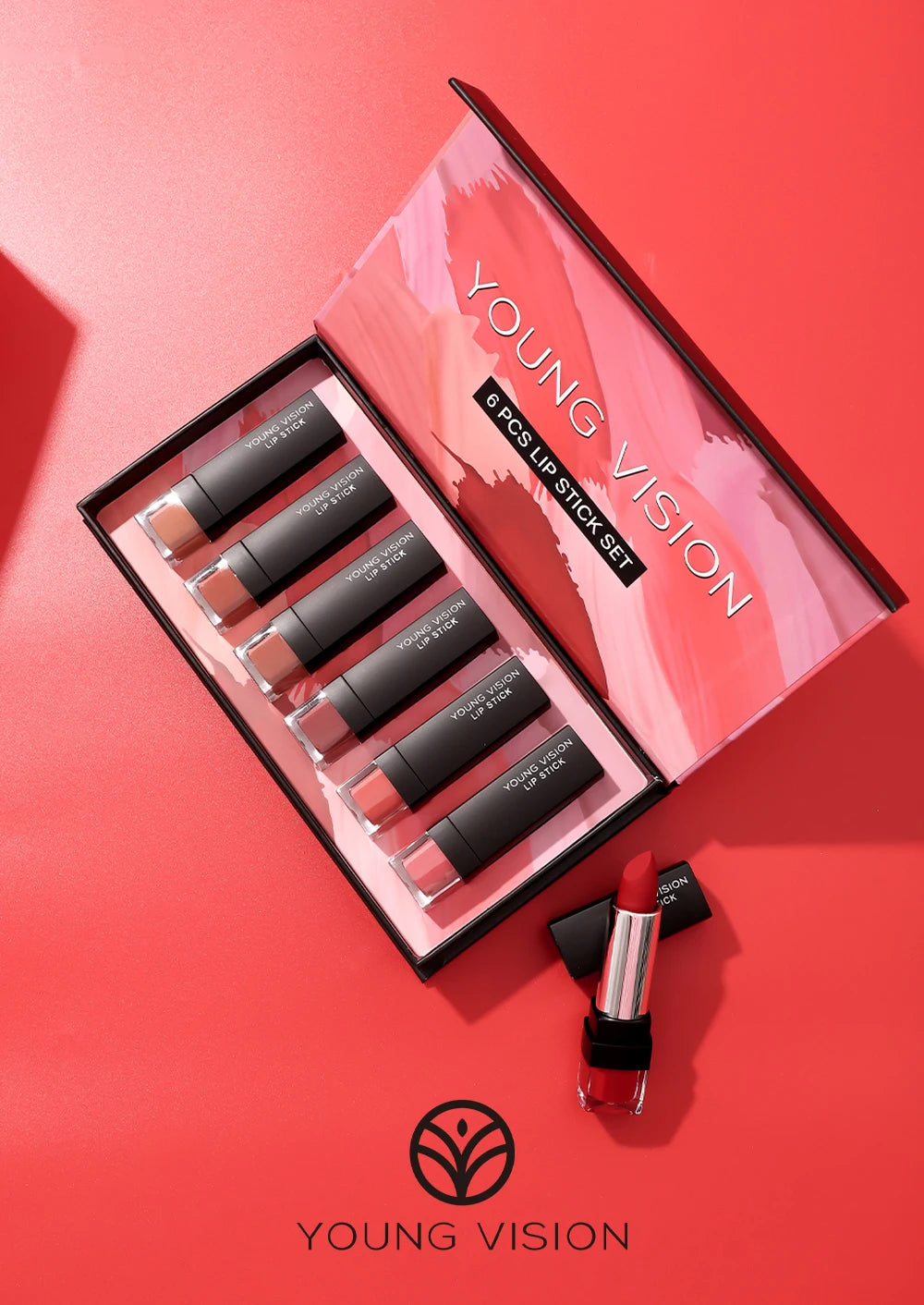 6 pcs /set matte lipstick