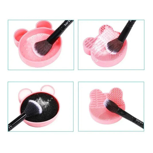 Dual-Sided Makeup Brush Cleaner Tool