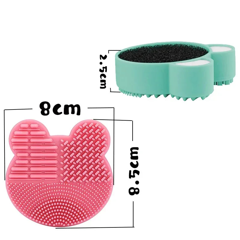 Dual-Sided Makeup Brush Cleaner Tool