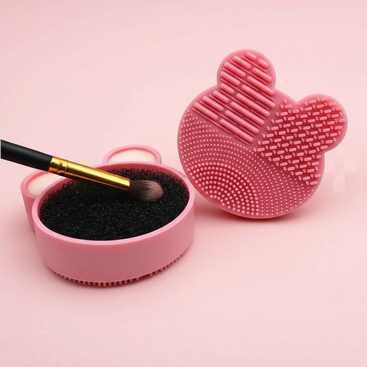 Dual-Sided Makeup Brush Cleaner Tool