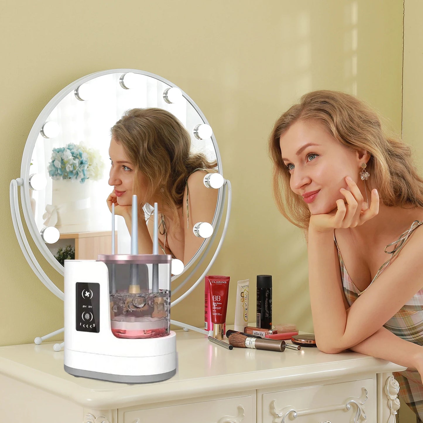 Electric Makeup Brush Cleaner Pro
