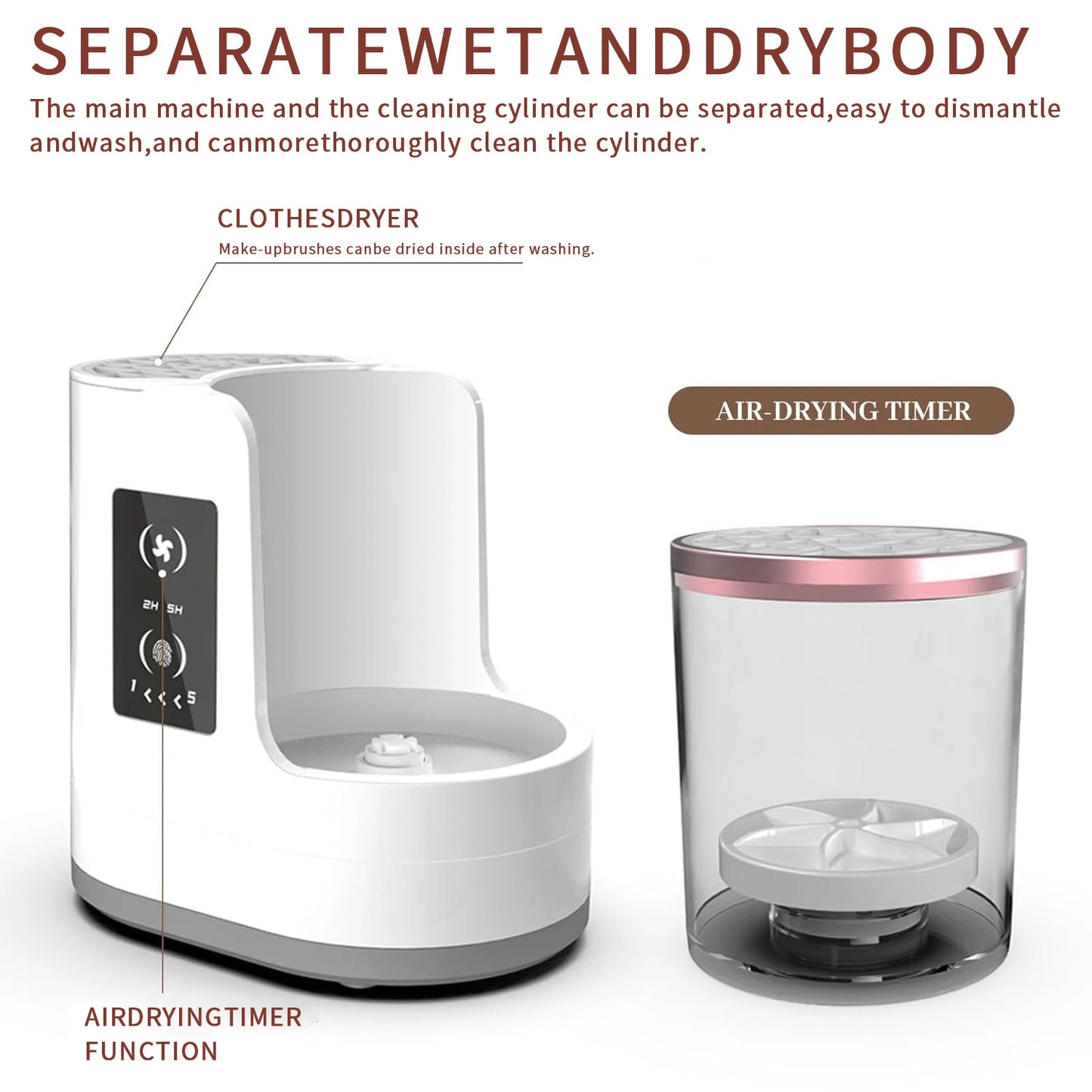 Electric Makeup Brush Cleaner Pro