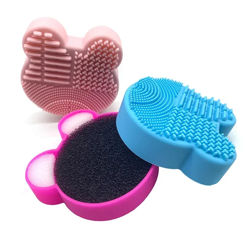 Dual-Sided Makeup Brush Cleaner Tool